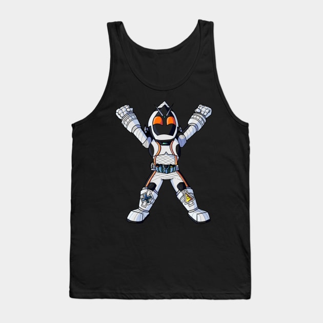 Kamen Rider Fourze Chibi Tank Top by Lautidood